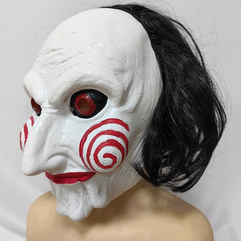 ٻҾ2 ͧԹ : ++++˹ҡҡҵèꡫ ˹ҡҡ  Halloween Saw Mask Costume/ Billy Jigsaw  ͵..Ѵ