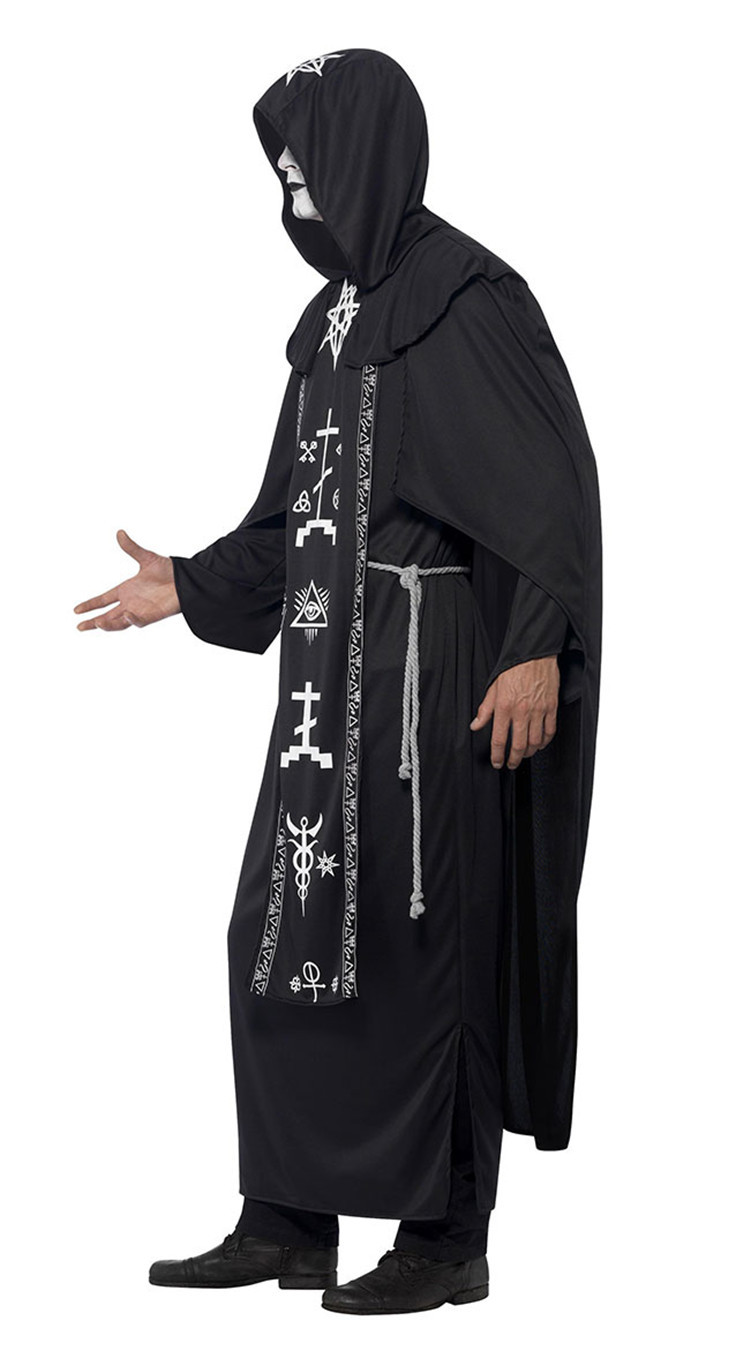 ٻҾ2 ͧԹ : ++++ç ش ͼ شç  شѡǪ ͧ觡ؤҧ   vampire ٵ Medieval Monk Priest Robe Black Hooded 