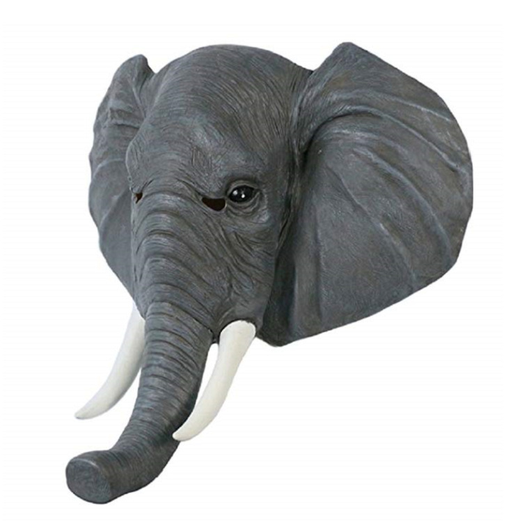 ٻҾ2 ͧԹ : 7C375 ˹ҡҡҧ ˹ҡҡǪҧ ˹ҡҡҧ ˹ҡҡ Elephant Head Rubber Mask Costumes