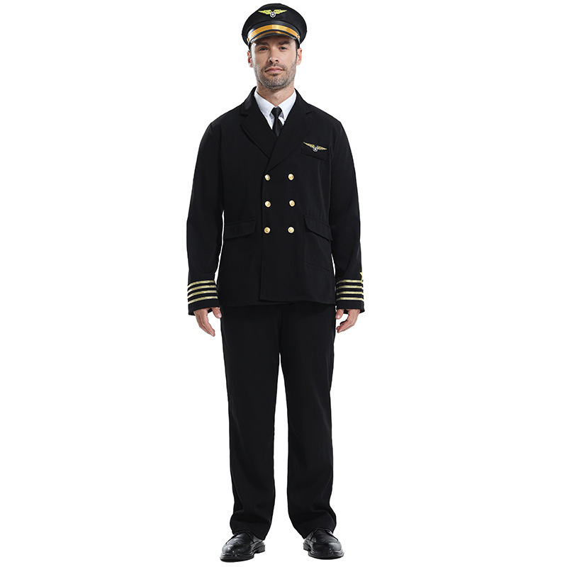�ٻ�Ҿ���2 �ͧ�Թ��� : ++�������++�ش�ѡ�Թ����� �ѻ�ѹ��¡�úԹ �شΌ�չѡ�Թ Pilot Captain Costume �ش��������ٹԿ������¡�úԹ ����˭��� �������ǡ ������ٷ ๤� �ҧࡧ�ú�� �ҹ������ Halloween Airline Pilot Cosplay Outfit ����������ѡ�Թ Commercial Aviator Unifor