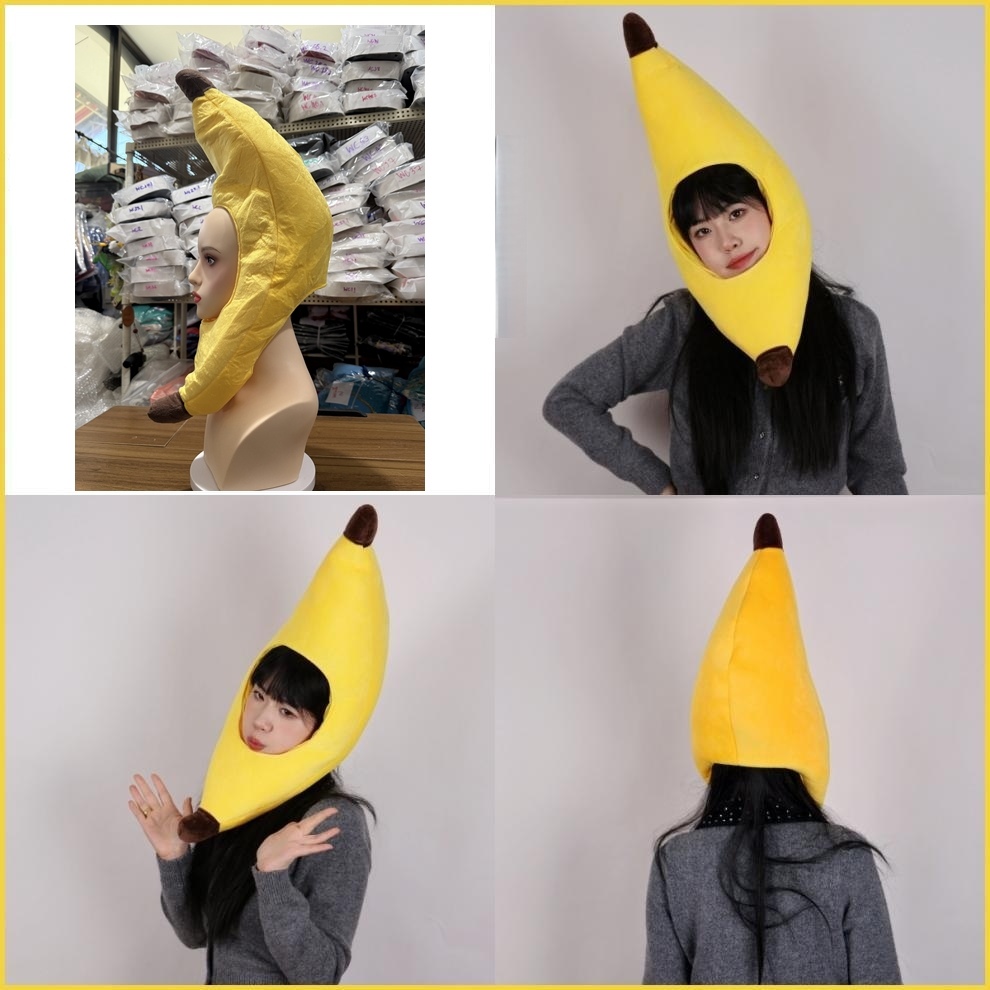 รูปภาพที่#2 ของสินค้า : 7C320.2 หมวกกล้วย หมวกผลไม้ Banana Fruit Helmet Costume รูปภาพที่2 ของสินค้า : 7C320.2 หมวกกล้วย หมวกผลไม้ Banana Fruit Helmet Costume