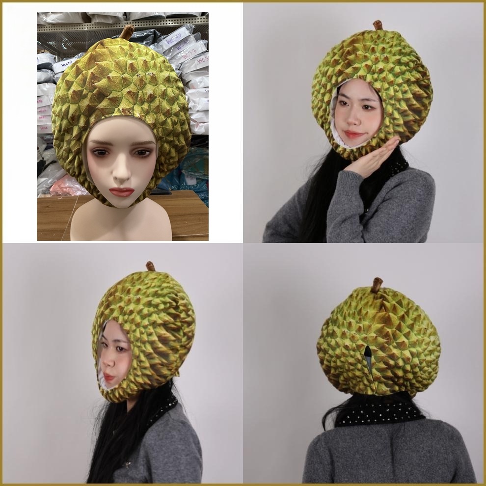 รูปภาพที่#2 ของสินค้า : 7C320.6 หมวกทุเรียน หมวกผลไม้ Durian Fruit Helmet Costume รูปภาพที่2 ของสินค้า : 7C320.6 หมวกทุเรียน หมวกผลไม้ Durian Fruit Helmet Costume