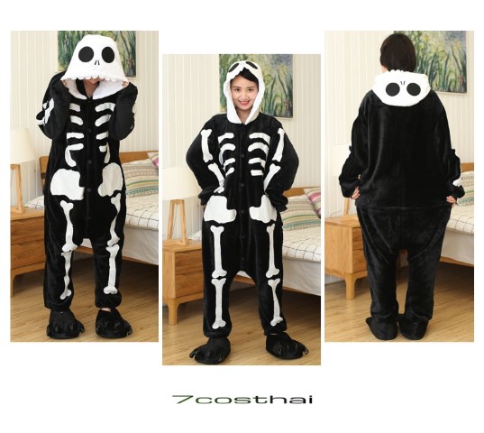 รูปภาพที่#3 ของสินค้า : 7C78 ชุดมาสคอต ชุดนอน ชุดแฟนซี โครงกระดูก Mascot Skeleton Costumes รูปภาพที่3 ของสินค้า : 7C78 ชุดมาสคอต ชุดนอน ชุดแฟนซี โครงกระดูก Mascot Skeleton Costumes