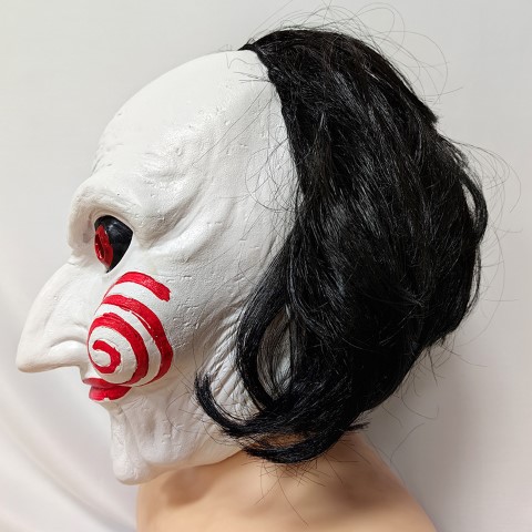 ٻҾ3 ͧԹ : ++++˹ҡҡҵèꡫ ˹ҡҡ  Halloween Saw Mask Costume/ Billy Jigsaw  ͵..Ѵ