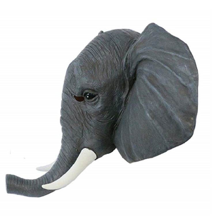 ٻҾ3 ͧԹ : 7C375 ˹ҡҡҧ ˹ҡҡǪҧ ˹ҡҡҧ ˹ҡҡ Elephant Head Rubber Mask Costumes