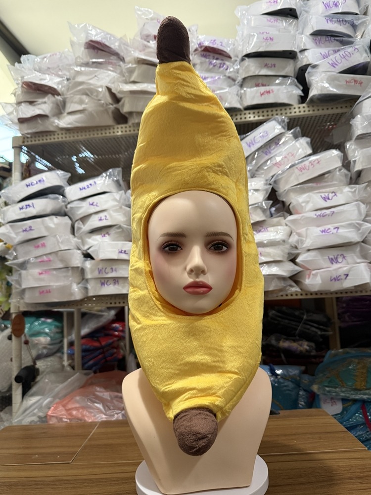 รูปภาพที่#3 ของสินค้า : 7C320.2 หมวกกล้วย หมวกผลไม้ Banana Fruit Helmet Costume รูปภาพที่3 ของสินค้า : 7C320.2 หมวกกล้วย หมวกผลไม้ Banana Fruit Helmet Costume