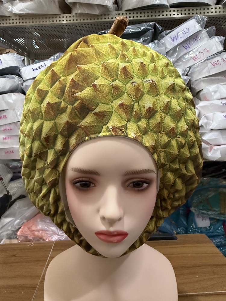 รูปภาพที่#3 ของสินค้า : 7C320.6 หมวกทุเรียน หมวกผลไม้ Durian Fruit Helmet Costume รูปภาพที่3 ของสินค้า : 7C320.6 หมวกทุเรียน หมวกผลไม้ Durian Fruit Helmet Costume