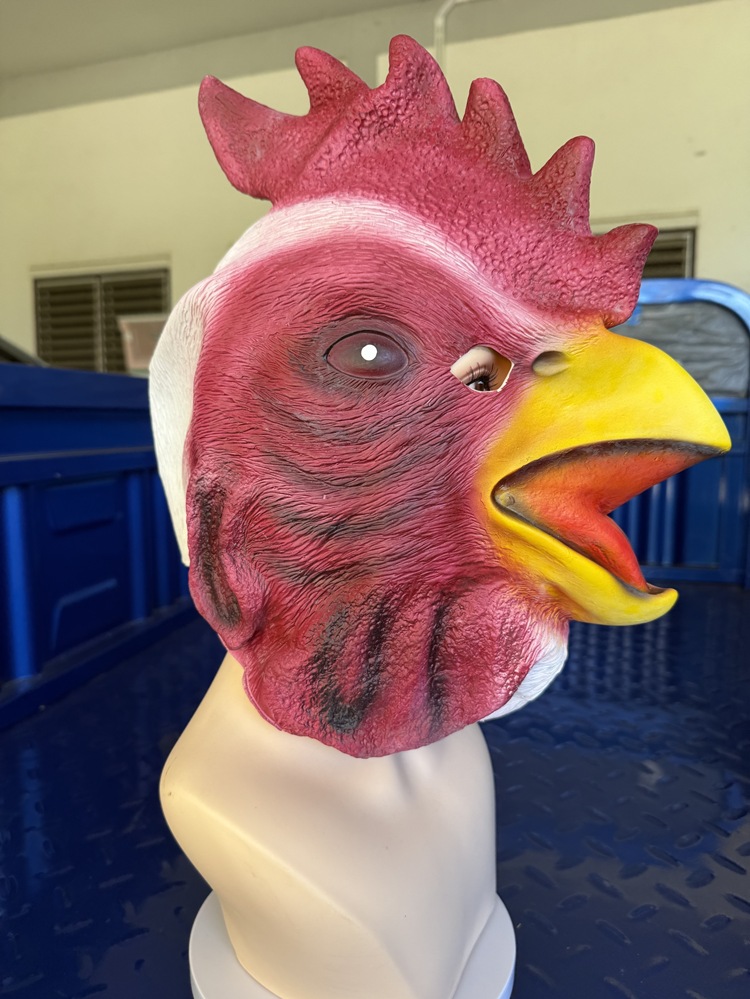 รูปภาพที่#4 ของสินค้า : 7C375.4 หน้ากากไก่ หน้ากากหัวไก่ หน้ากากยาง หน้ากากเต็มหัว Chicken Rooster Hen Head Rubber Mask Costume รูปภาพที่4 ของสินค้า : 7C375.4 หน้ากากไก่ หน้ากากหัวไก่ หน้ากากยาง หน้ากากเต็มหัว Chicken Rooster Hen Head Rubber Mask Costume