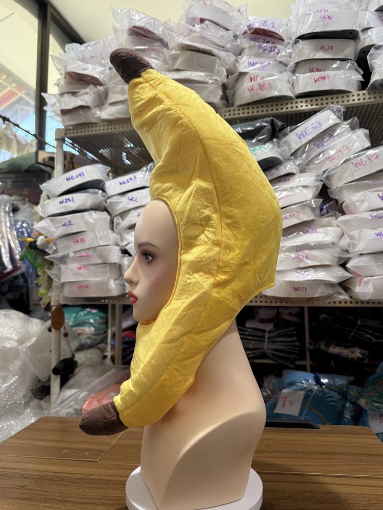 รูปภาพที่#4 ของสินค้า : 7C320.2 หมวกกล้วย หมวกผลไม้ Banana Fruit Helmet Costume รูปภาพที่4 ของสินค้า : 7C320.2 หมวกกล้วย หมวกผลไม้ Banana Fruit Helmet Costume