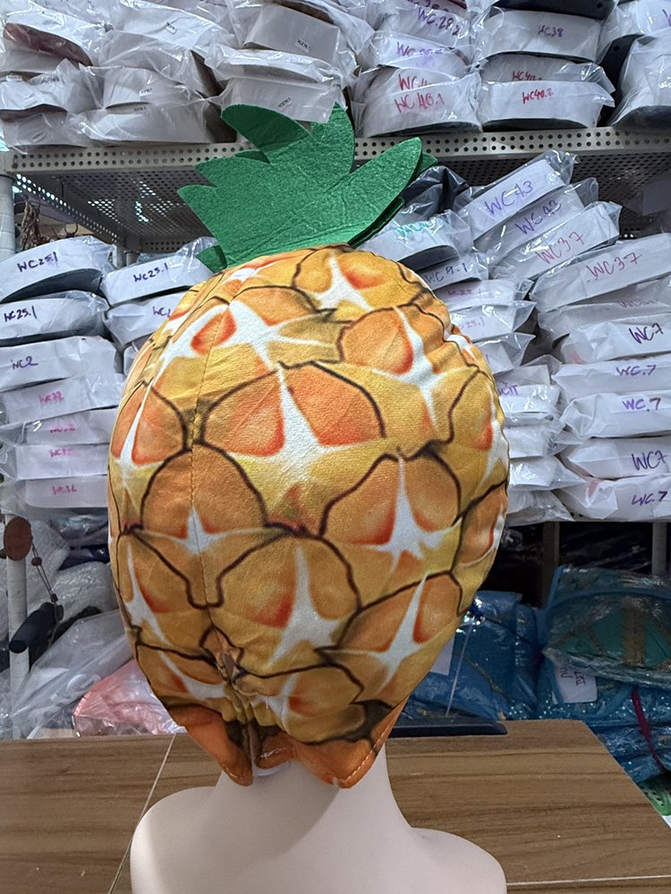 รูปภาพที่#4 ของสินค้า : 7C320.3 หมวกสับปะรด หมวกผลไม้ Pineapple Fruit Helmet Costume รูปภาพที่4 ของสินค้า : 7C320.3 หมวกสับปะรด หมวกผลไม้ Pineapple Fruit Helmet Costume