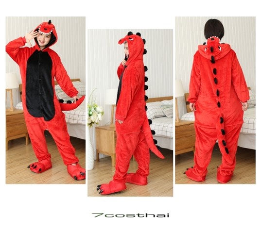 ٻҾ5 ͧԹ : 7C84 شʤ͵ ش͹ شΌ ѧ ͵  ᴧ Mascot Red Dinosaur Dragon Costumes