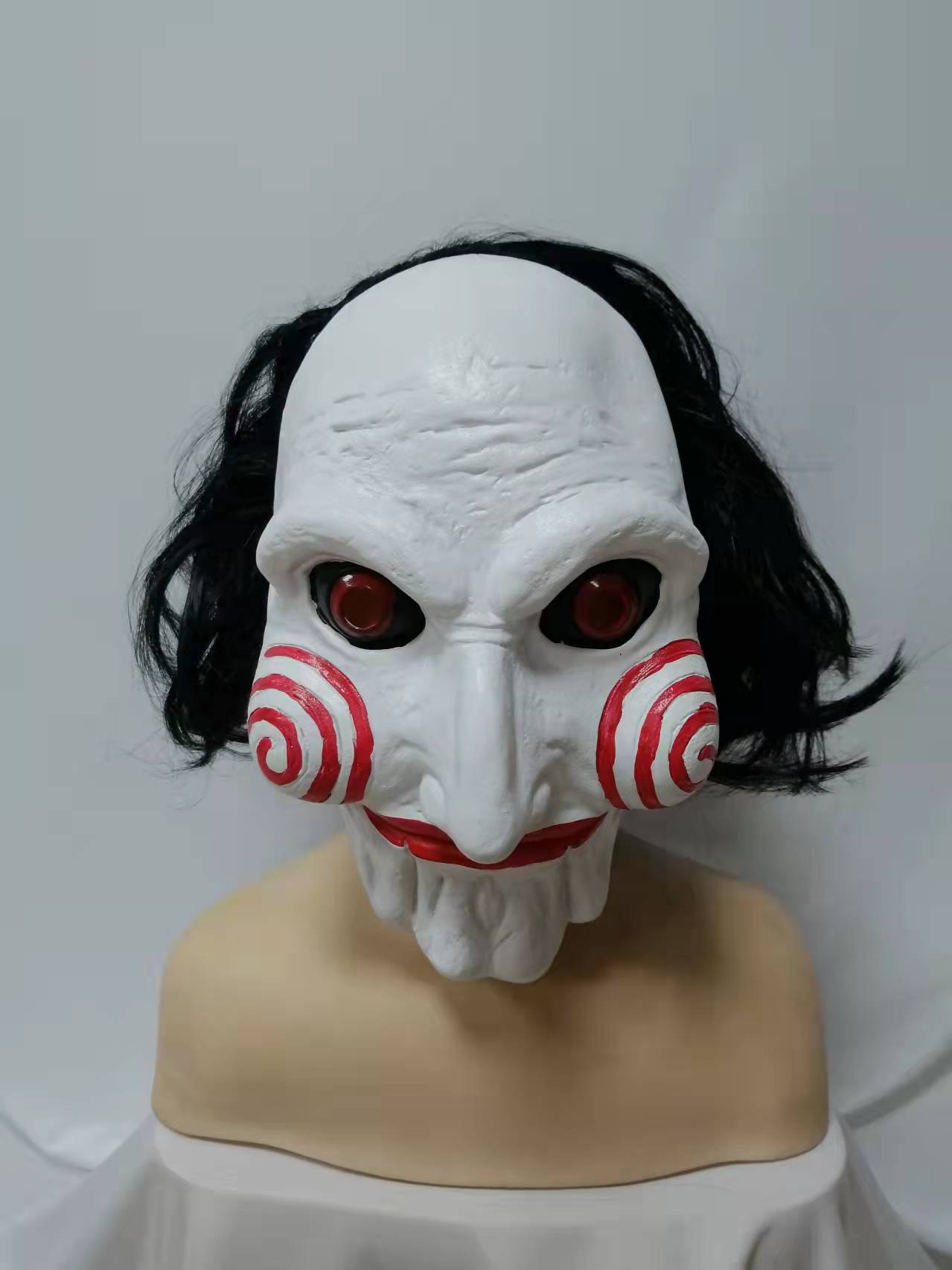ٻҾ5 ͧԹ : ++++˹ҡҡҵèꡫ ˹ҡҡ  Halloween Saw Mask Costume/ Billy Jigsaw  ͵..Ѵ