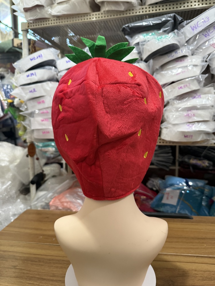 รูปภาพที่#5 ของสินค้า : 7C320.5 หมวกสตรอว์เบอร์รี หมวกผลไม้ strawberry Fruit Helmet Costume รูปภาพที่5 ของสินค้า : 7C320.5 หมวกสตรอว์เบอร์รี หมวกผลไม้ strawberry Fruit Helmet Costume