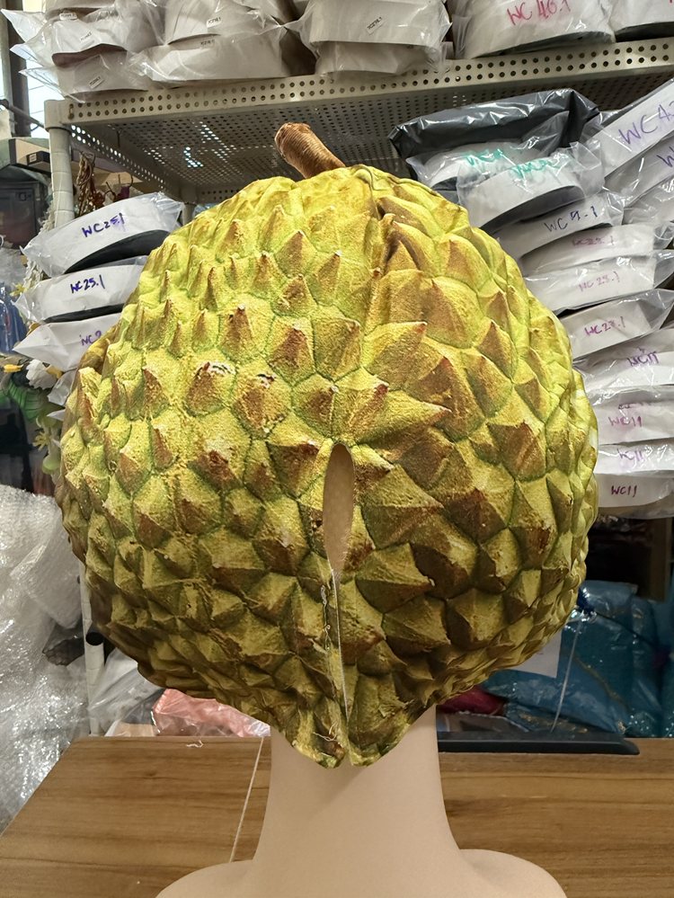 รูปภาพที่#5 ของสินค้า : 7C320.6 หมวกทุเรียน หมวกผลไม้ Durian Fruit Helmet Costume รูปภาพที่5 ของสินค้า : 7C320.6 หมวกทุเรียน หมวกผลไม้ Durian Fruit Helmet Costume