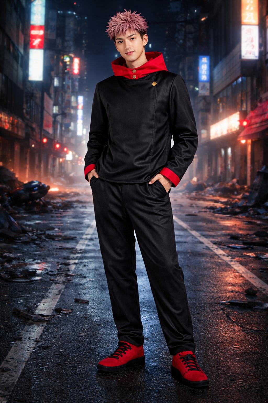 รูปภาพที่#6 ของสินค้า : 7C219 อิตาโดริ ยูจิ มหาเวทย์ผนึกมาร Itadori Yuji Jujutsu Kaisen Costume รูปภาพที่6 ของสินค้า : 7C219 อิตาโดริ ยูจิ มหาเวทย์ผนึกมาร Itadori Yuji Jujutsu Kaisen Costume