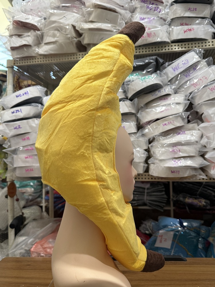 รูปภาพที่#6 ของสินค้า : 7C320.2 หมวกกล้วย หมวกผลไม้ Banana Fruit Helmet Costume รูปภาพที่6 ของสินค้า : 7C320.2 หมวกกล้วย หมวกผลไม้ Banana Fruit Helmet Costume
