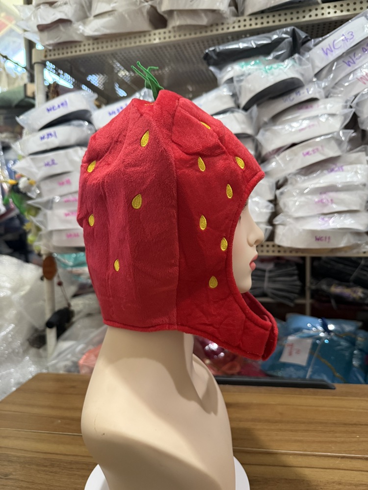 รูปภาพที่#6 ของสินค้า : 7C320.5 หมวกสตรอว์เบอร์รี หมวกผลไม้ strawberry Fruit Helmet Costume รูปภาพที่6 ของสินค้า : 7C320.5 หมวกสตรอว์เบอร์รี หมวกผลไม้ strawberry Fruit Helmet Costume