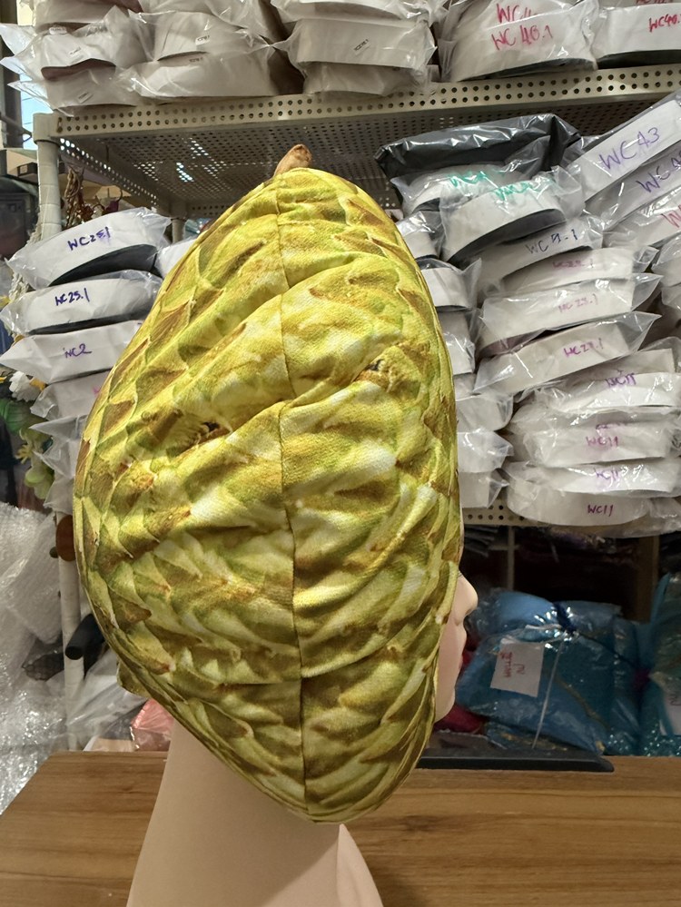 รูปภาพที่#6 ของสินค้า : 7C320.6 หมวกทุเรียน หมวกผลไม้ Durian Fruit Helmet Costume รูปภาพที่6 ของสินค้า : 7C320.6 หมวกทุเรียน หมวกผลไม้ Durian Fruit Helmet Costume
